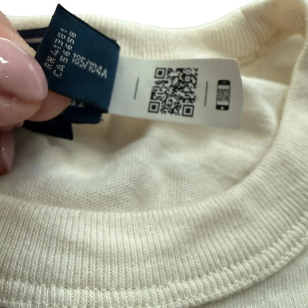 Polo Ralph Lauren Classic Cream Tee - Picture 6 of 8